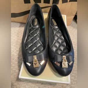 MICHAEL KORS Used Black Ballet Flats Women’s Size 6US